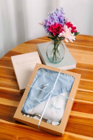 Set Baie Prima Baita Muselina Roz Prosop Capison Bleu