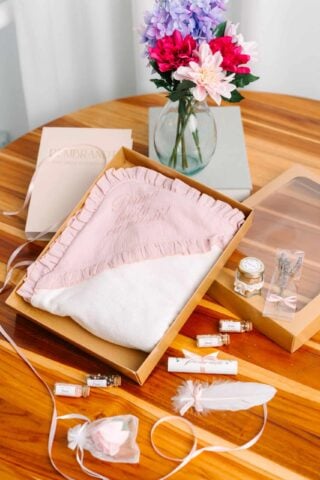 Set Baie Prima Baita Muselina Roz Prosop Capison Roz