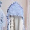 Set Complet Baita De A Doua Zi Muselina Bleu