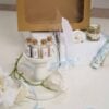 Set Complet Baita De A Doua Zi Muselina Bleu