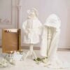 Set Complet Baita De A Doua Zi Muselina Ivoire