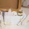 Set Complet Baita De A Doua Zi Muselina Ivoire