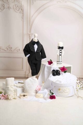 Trusou Complet De Botez Baieti Smoking Nadir