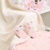 Trusou Complet De Botez Celeste Roz Maneca Scurta