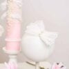 Trusou Complet De Botez Celeste Roz Maneca Scurta