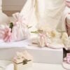 Trusou Complet De Botez Celeste Roz Maneca Scurta