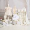 Trusou Complet De Botez Fete Cora Grej