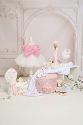 SET COMPLET BOTEZ - Divine Rose//roz-vintage