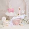 Trusou Complet De Botez Fete Divine Rose Roz