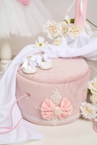 Trusou Complet De Botez Fete Divine Rose Roz