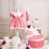 Trusou Complet De Botez Fete Valerie Coral