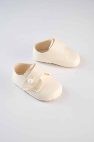 Pantofi Botez Baieti Albi