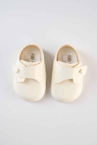 Pantofi Botez Baieti Albi