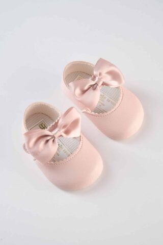 Pantofi Botez Fete Roz Vintage