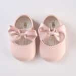 Pantofi botez B 750 - roz vintage