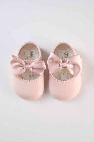 Pantofi Botez Fete Roz Vintage