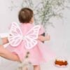 Rochie Aripi Botez Fete Roz