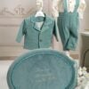 Trusou Complet De Botez Gruia Menta Cufar Oval Menta