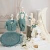 Trusou Complet De Botez Gruia Menta Cufar Oval Menta