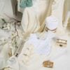 Trusou Complet De Botez Romeo Menta Cu Dungi
