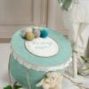Trusou Complet De Botez Romeo Menta Cu Dungi