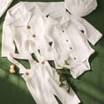 Costum botez Dan - alb-ivoire