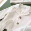 Costum De Botez Dan Verde Alb Ivoire 2