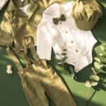 Costum botez Dan - verde olive