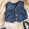 Costum De Botez Raiat Aris Albastru