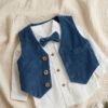 Costum De Botez Raiat Aris Albastru 2