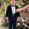 Costum Ceremonie Baieti Sacou Catifea Verde