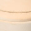 Cufar De Botez Buretat Oval Bej