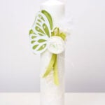 Lumanare De Botez Botez Fete Fluture Verde