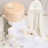 Pachet Botez Fete Cufar Buretat Oval Bej Trusou
