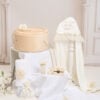 Pachet Botez Fete Cufar Buretat Oval Bej Trusou