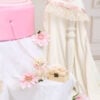 Pachet Botez Fete Cufar Buretat Oval Roz Trusou