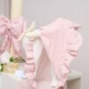 Set Esential De Botez Raza Borangic Roz Maneca Scurta