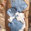Costum De Botez Baieti Vara Amos Bleu