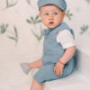 Costum De Botez Baieti Vara Amos Bleu