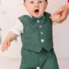 Costum De Botez Baieti Vara Amos Verde