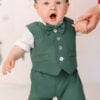 Costum De Botez Baieti Vara Amos Verde