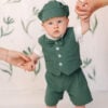 Costum De Botez Baieti Vara Amos Verde