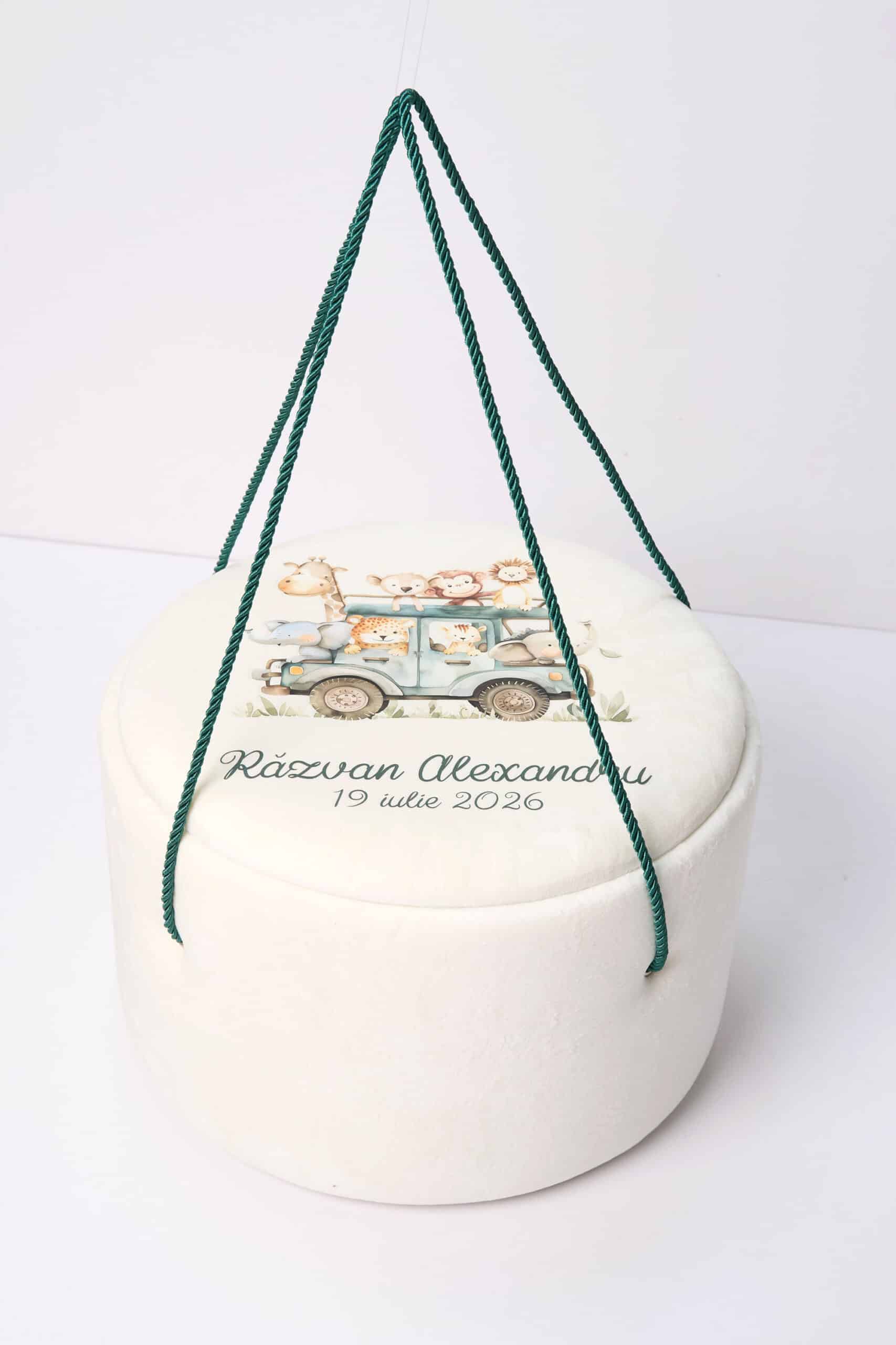 Pachet botez -20% REDUCERE – Cufăr Safari buretat + Trusou PureBebe 5 Pachet botez -20% REDUCERE – Cufăr Safari buretat + Trusou PureBebe - imagine 5