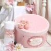 Set De Botez Fete Ludmila Roz