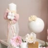 Set De Botez Fete Ludmila Roz
