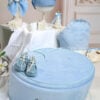 Trusou Complet De Botez Baiet Amos Bleu