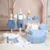 Trusou Complet De Botez Baiet Amos Bleu