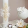 Trusou Complet De Botez Fete Claire Alb