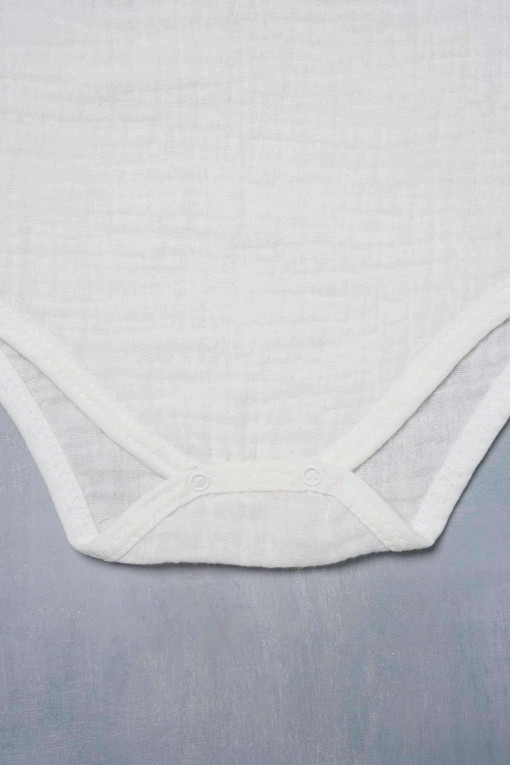 Body muselină maiou cu bretele - Set x 3 3 Body muselină maiou cu bretele - Set x 3 - imagine 3
