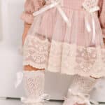 Botoșei botez Ivy - Roz-Vintage